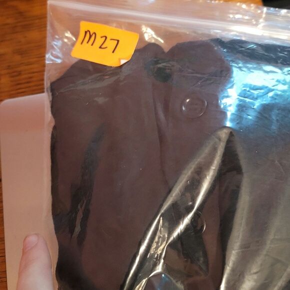 Max Studio Black Roll Tab Sleeve Drawstring Blouson Dress Size Small - Picture 10 of 10